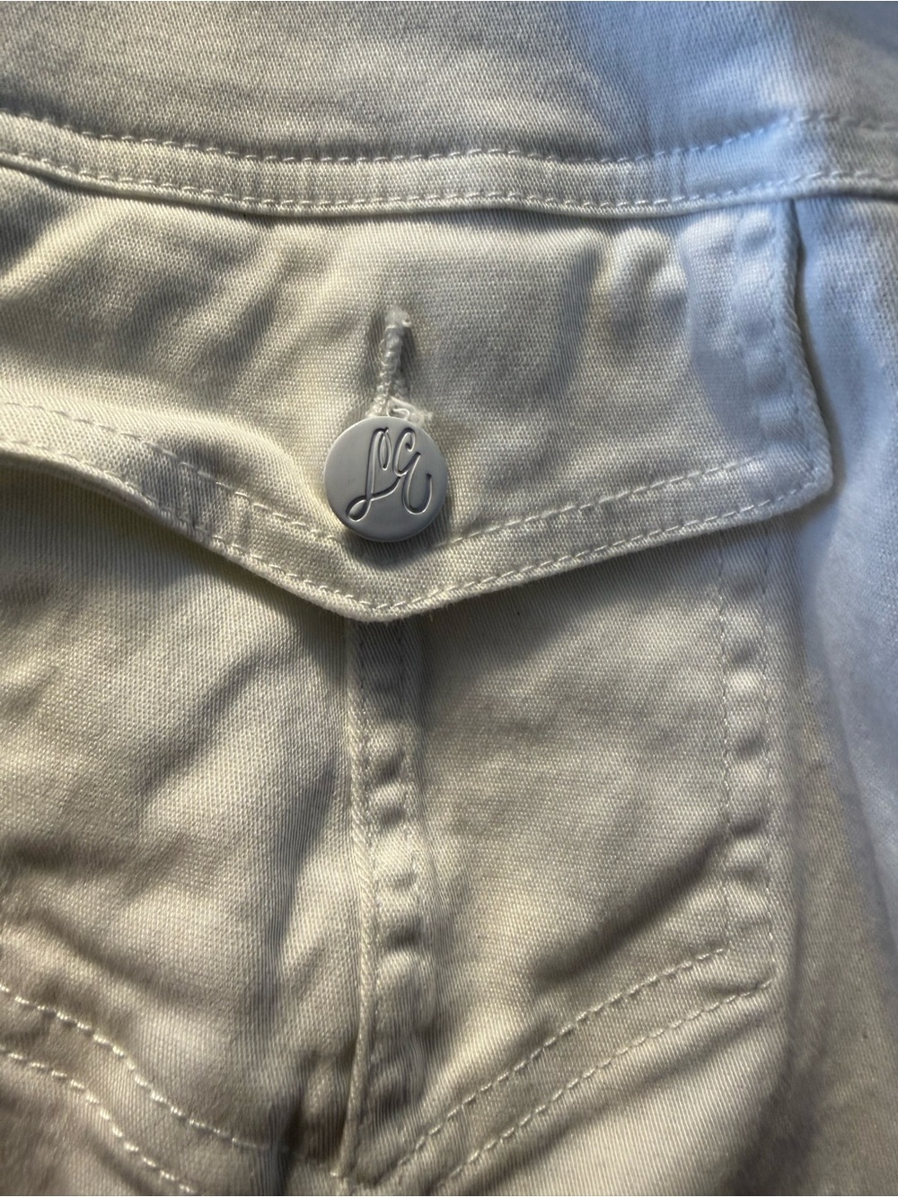 White Embroidered Cotton Jacket - Women - Picture 3 of 11